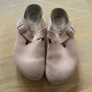 Women’s Boston Suede Birkenstock Clogs
